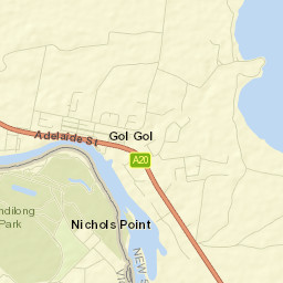 Gol Gol Street Map