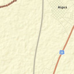 Aiguá Street Map