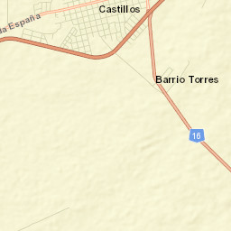 Castillos Street Map