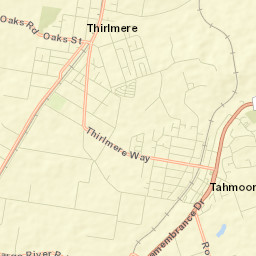 Tahmoor Street Map