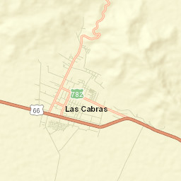 Las Cabras Street Map