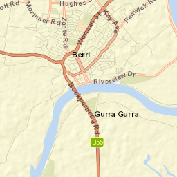 Berri Street Map