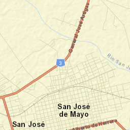 San José de Mayo Street Map