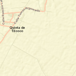 Quinta de Tilcoco Street Map