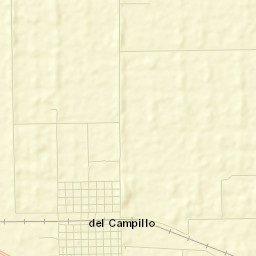 Del Campillo Street Map