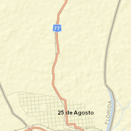 25 de Agosto Street Map