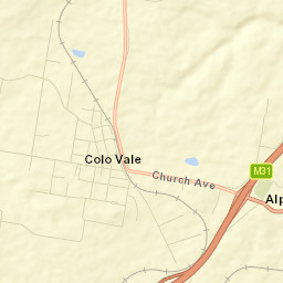Colo Vale Street Map