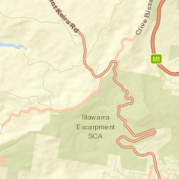 Mount Keira Street Map