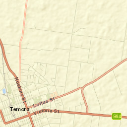 Temora Street Map