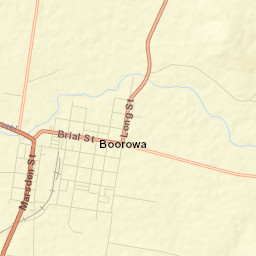 Boorowa Street Map