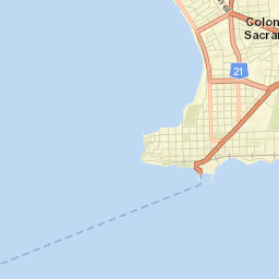 Colonia del Sacramento Street Map