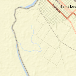 Santa Lucía Street Map
