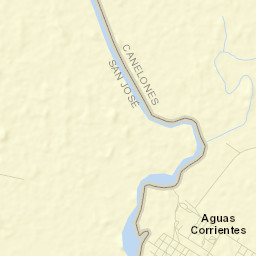 Aguas Corrientes Street Map