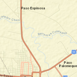 Canelones Street Map