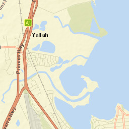 Yallah Street Map