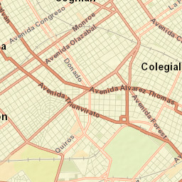 Villa Ortúzar Street Map