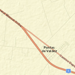 Puntas de Valdéz Street Map