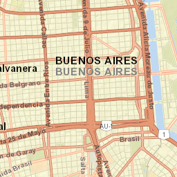 Balvanera Street Map