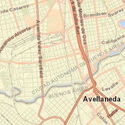 Barracas Street Map