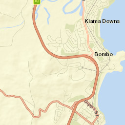 Kiama Downs Street Map