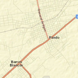 Pando Street Map