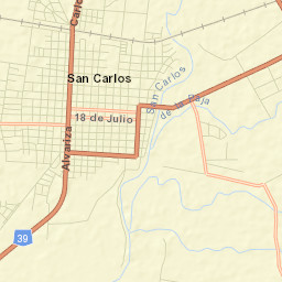 San Carlos Street Map