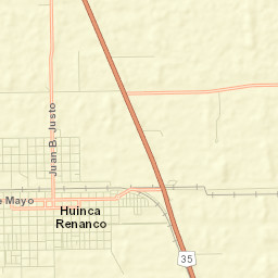 Huinca Renancó Street Map
