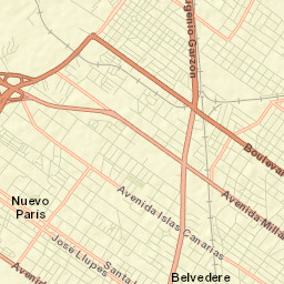 Nuevo París Street Map