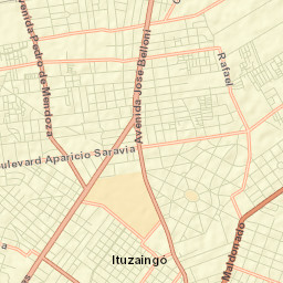 Ituzaingó Street Map