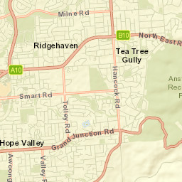 Hope Valley Street Map