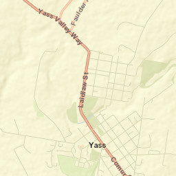 Yass Street Map