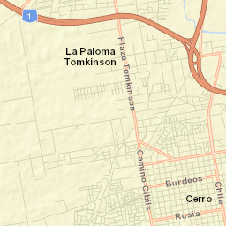 Villa del Cerro Street Map