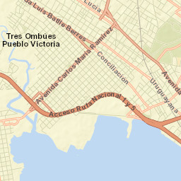 Paso del Molino Street Map