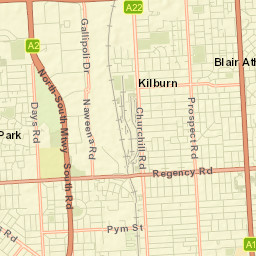 Ferryden Park Street Map