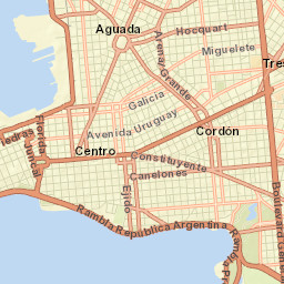 Montevideo Street Map
