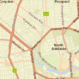 Ridleyton Street Map