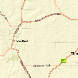 Lobethal Street Map