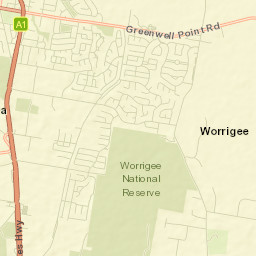 Worrigee Street Map