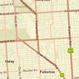 Rose Park Street Map
