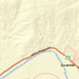 Licantén Street Map