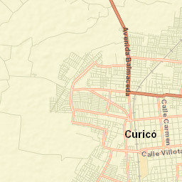 Curicó Street Map