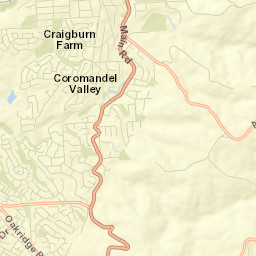 Coromandel Valley Street Map