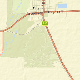Ouyen Street Map