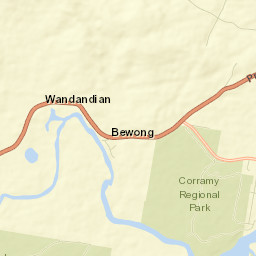 Basin View Street Map