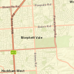 Old Reynella Street Map