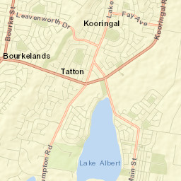 Lake Albert Street Map