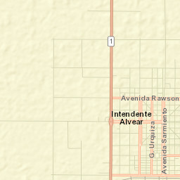 Intendente Alvear Street Map