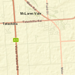 McLaren Vale Street Map