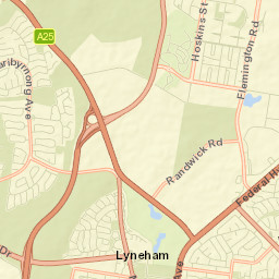 Lyneham Street Map