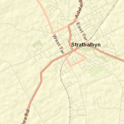 Strathalbyn Street Map